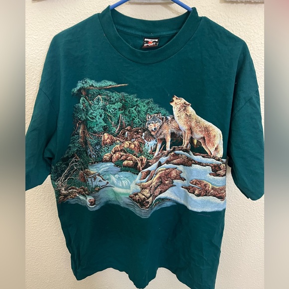 Other - Vintage Wolf Shirt XL